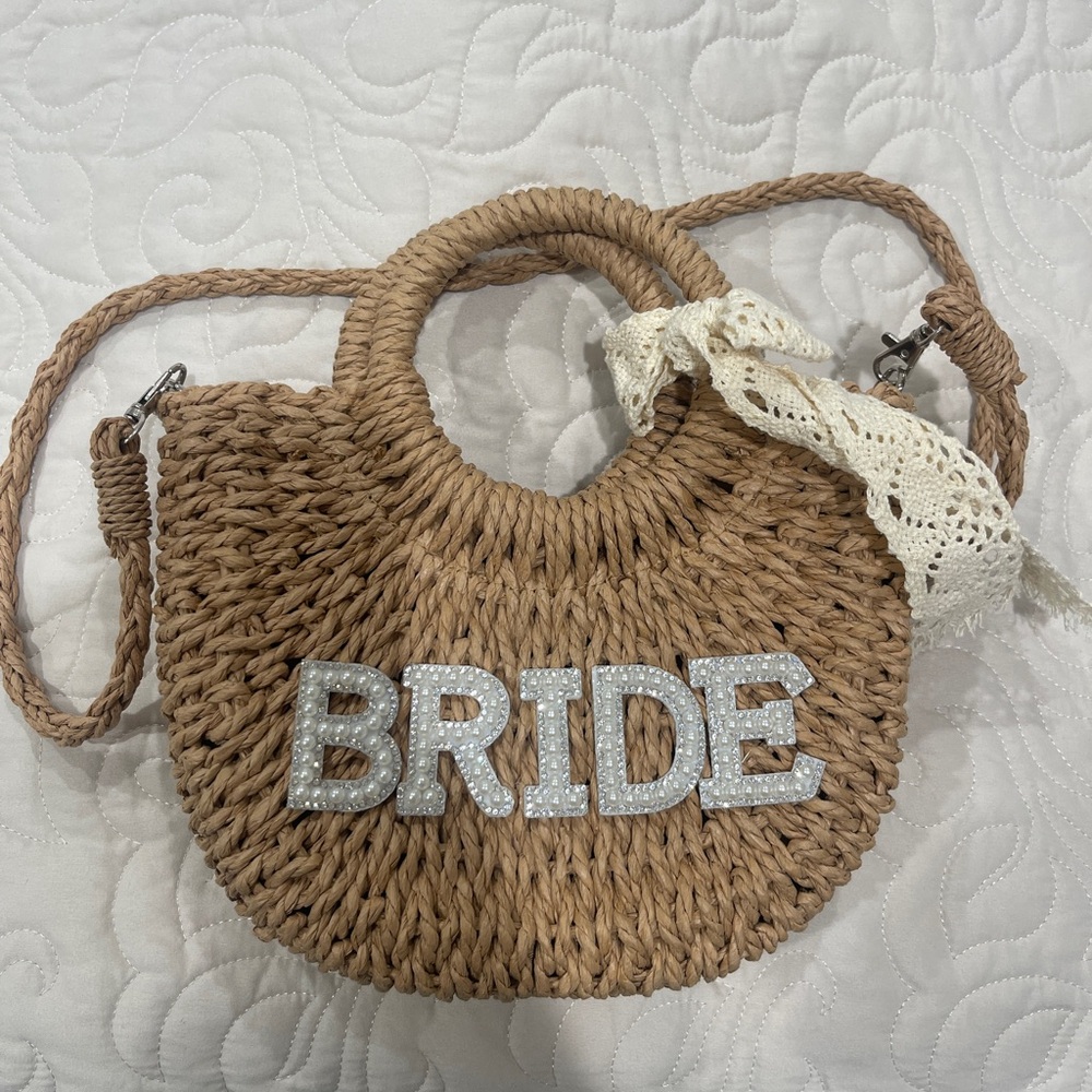 Chic Bride Tan Woven Bag